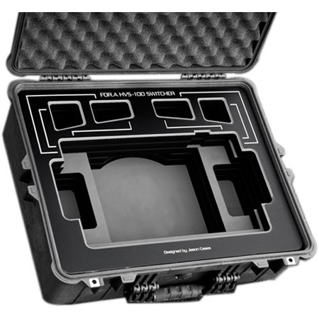 Jason Cases Case with Laser-Cut Foam for For.A HVS-100 Switcher