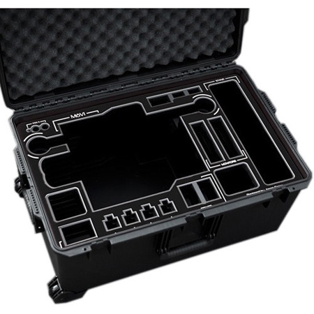 Jason Cases Protective Pelican Case for Freefly MoVI M15 Gimbal Stabilizer with Toad-in-the-Hole Handle Assembly, Black Overlay