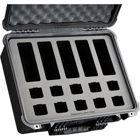 Jason Cases Custom Hard Case with Laser-Cut Foam for MoVI Pro Battery and Charger