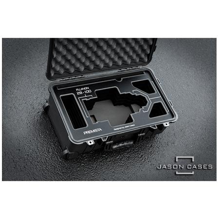 Jason Cases Hard Case with Laser-Cut Foam for Fujinon Premista 28-100mm Lens, Black Overlay