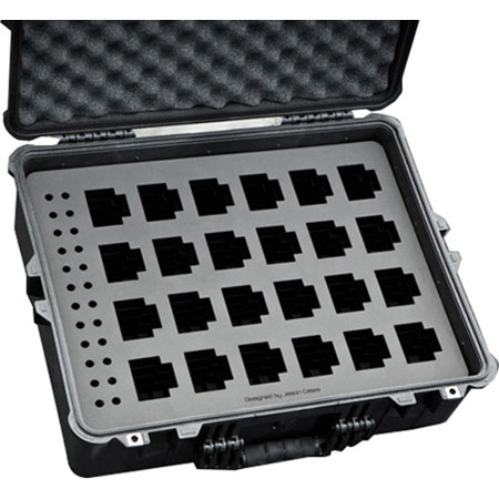 Jason Cases Case with Laser-Cut Foam for 24 Motorola CP200 Radios