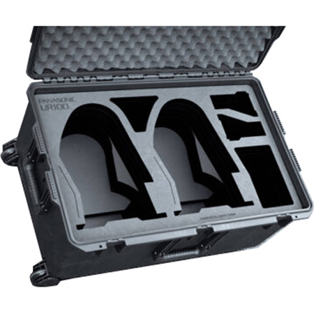 Jason Cases Wheeled Hard Case with Foam for 2x Panasonic UR100 Robo Cameras
