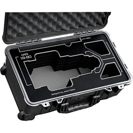 Jason Cases Hard Case with Laser-Cut Foam for Arri Alura 18-80mm Zoom Lens