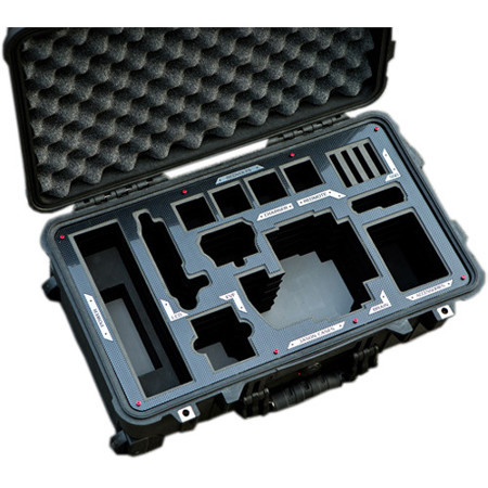 Hard Case with Laser-Cut Foam for RED Dragon Camera Kit