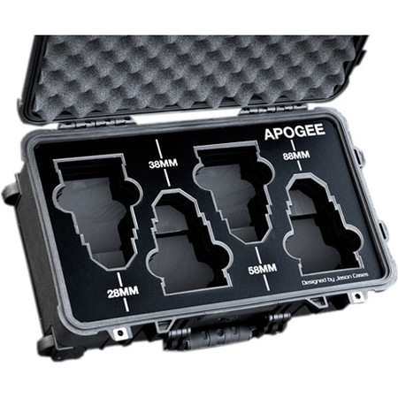 Jason Cases Case with Laser-Cut Foam for Richard Gale Optics Apogee 4-Lens