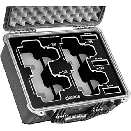 Jason Cases Hard Case with Laser-Cut Foam for Richard Gale Optics Clavius 4-Lens