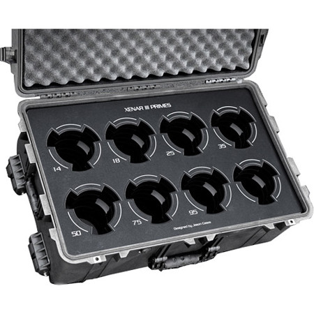 Jason Cases Case for Schneider Xenar III 8-Lens, Black Overlay