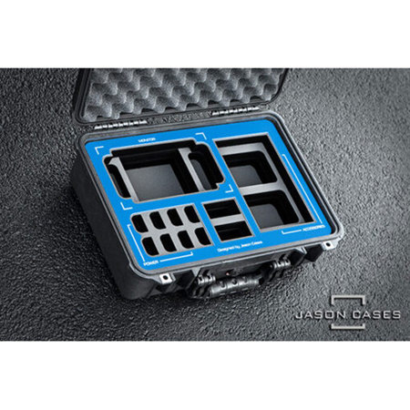 Jason Cases Hard Case w/Laser-Cut Foam for SmallHD 702 Monitor, Blue