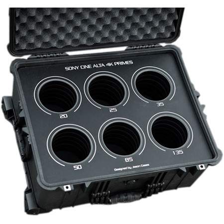 Jason Cases Protective Case for Sony CineAlta 4K Primes 6-Lens