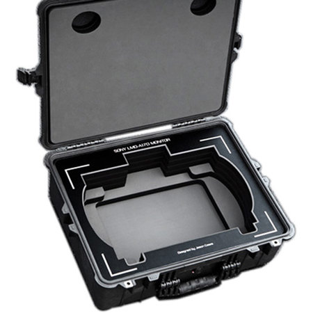 Jason Cases Hard Case with Laser-Cut Foam for Sony LMD-A170 Monitor, Black Overlay