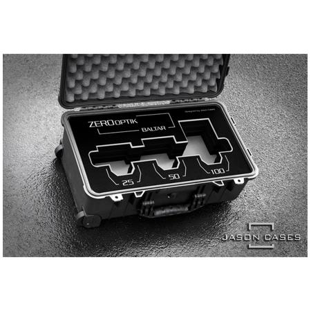 Jason Cases Compact Hard Case with Laser-Cut Foam for Zero Optik Baltar 3-Lens