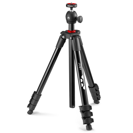 JOBY Compact Light Full Size Mobile Tripod Kit, Black