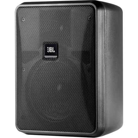 JBL Control 25-1L 5.25" Compact 8-Ohm 2-Way Indoor/Outdoor Speaker, Black