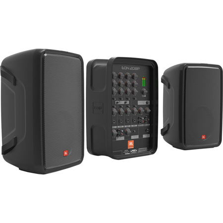 JBL EON208P 8" 2-Way Personal PA System with 8-Channel Mixer and Bluetooth