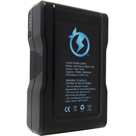 Juicebox 150Wh Lithium-Ion Battery, Gold Mount