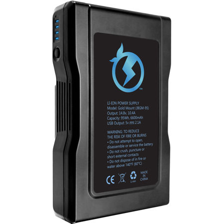 Juicebox 95Wh Gold-Mount Battery and Charger