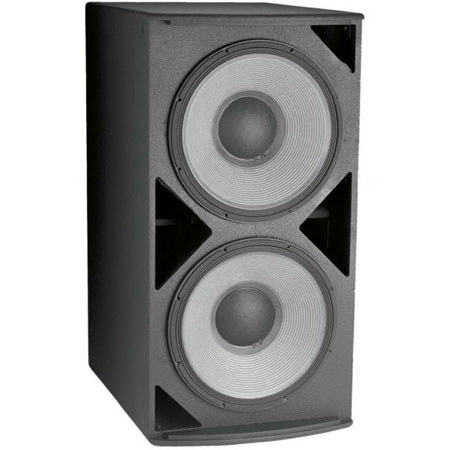JBL ASB6128V High Output Dual 18" Subwoofer, Black