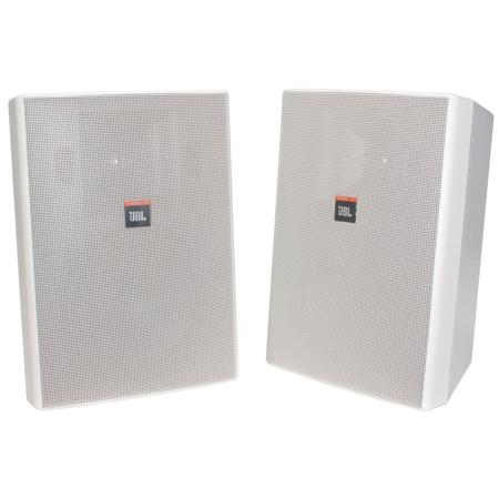 JBL Control 28-WH Two Way Indoor/Outdoor Speaker, Pair, White