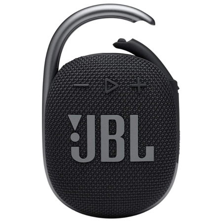 JBL Clip 4 Waterproof Portable Bluetooth Speaker Black