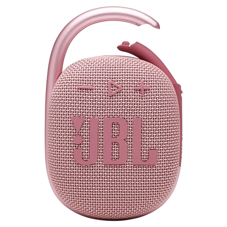 JBL Clip 4 Waterproof Portable Bluetooth Speaker Pink