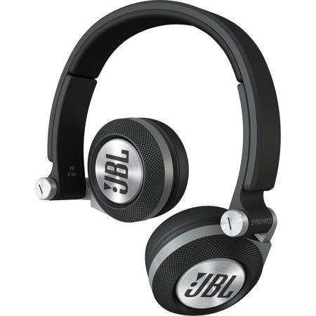 JBL Synchros E30 On-Ear Headphones with Built-in Remote/Mic, Black