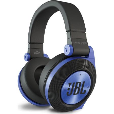 JBL Synchros E50BT Over-Ear Bluetooth Wireless Stereo Headphones, Blue