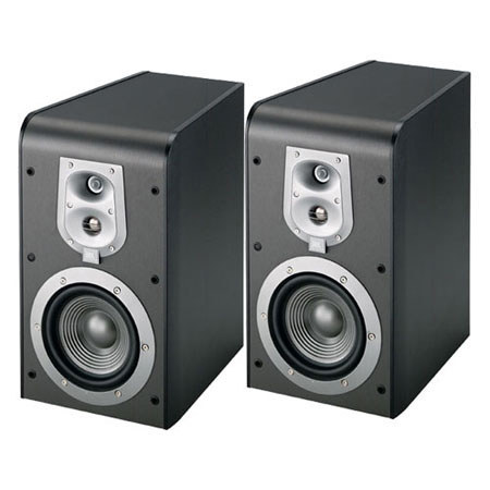 JBL ES20BK 3-Way 5in Bookshelf Speaker, Pair, Black
