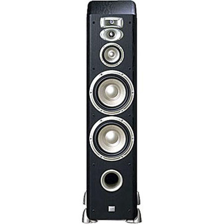 JBL L890 4-Way Dual 8" 250W Floorstanding Speaker, Black