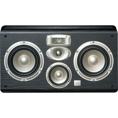 JBL LC2 4-Way Dual 6in Wall-mount Center Speaker, Black