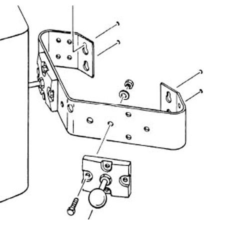JBL MTC-2523H Horizontal Array Wall Bracket