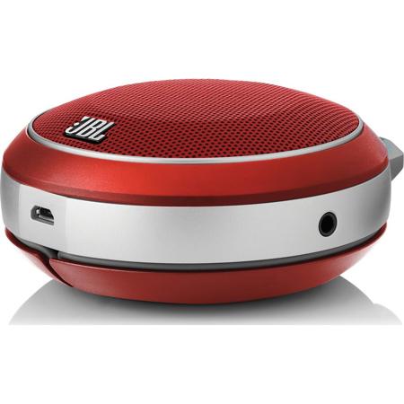 JBL Micro Wireless Ultra-Portable Bluetooth Multimedia Speaker, Single, Red