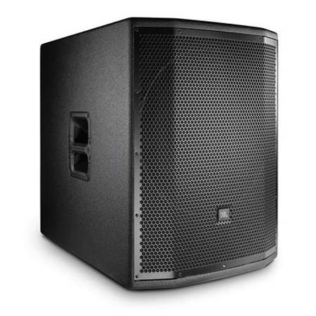 JBL Powerd 18" three way system, wood cabinet, M20 threaded pole socket