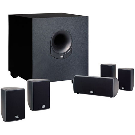 JBL SCS1455BK Home Cinema Speaker with Subwoofer, Black