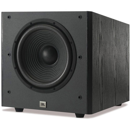 JBL Arena Sub 100P 10" 100W Powered Subwoofer, Single, Black