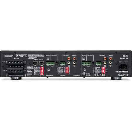 JBL VMA2120 Commercial 120W Bluetooth-Enabled Mixer/Amplifier (8-In/2-Out)