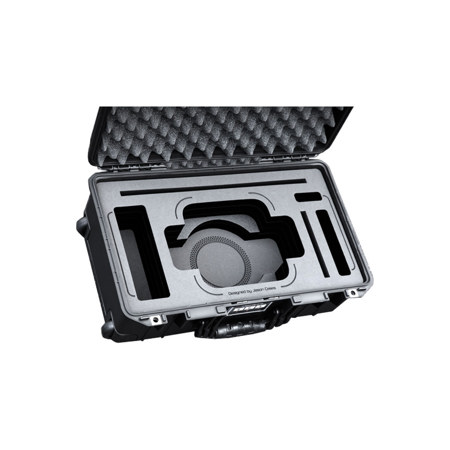 Jason Cases Waterproof Wheeled Hard Case with Laser-Cut Foam for Apple Mac Studio, Black