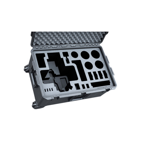 Jason Cases Waterproof Wheeled Hard Case with Laser-Cut Foam for DJI Ronin 4D 4-Axis Cinema Camera with Expansion Plate, Black