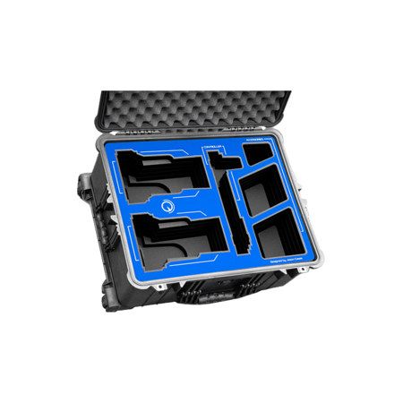 Jason Cases Wheeled Hard Case with Foam for 2x Move 4K 30x Robos Camera, Black