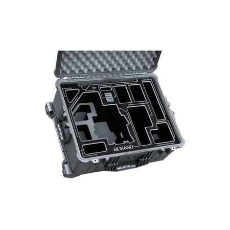 Elephant E100 Hard Case With Foam – Waterproof, Crushproof For GoPro, Small Cameras, Video Gear (Universal)
