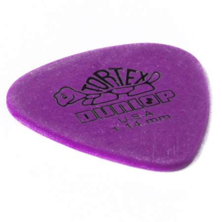 Dunlop Tortex Standard Guitar Picks, 1.14mm Gauge, Purple, 72-Pack