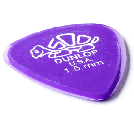 Dunlop Delrin 500 Series Guitar Picks, 1.5mm Gauge, Lavender, 72-Pack