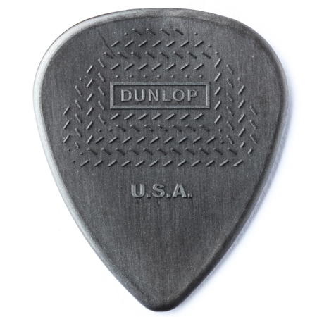 Dunlop Max-Grip Nylon Standard Guitar Picks, 1.0mm Gauge, Black, 72-Pack