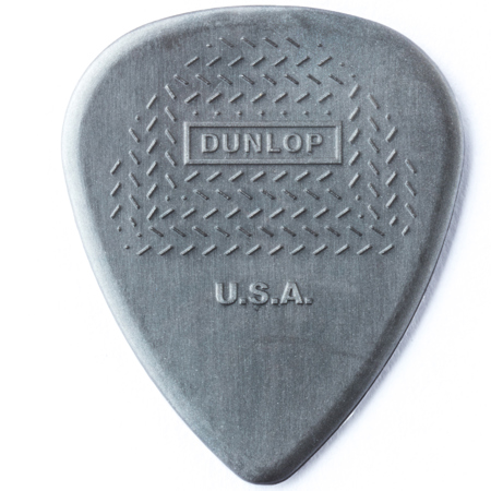 Dunlop Max-Grip Nylon Standard Guitar Picks, 1.14mm Gauge, Black, 72-Pack