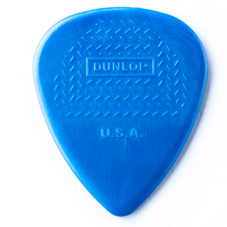 Dunlop Max-Grip Nylon Standard Guitar Picks, 1.5mm Gauge, Blue, 72-Pack