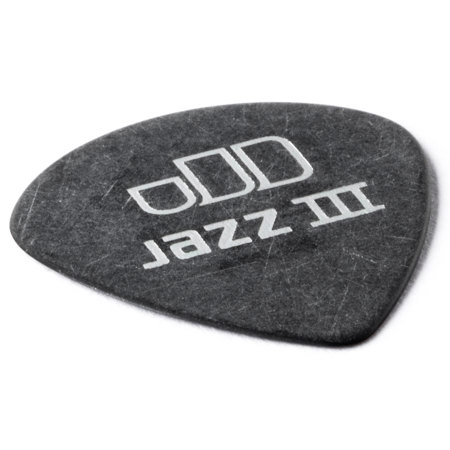 Dunlop Tortex Jazz III Guitar Picks, 1.50mm Gauge, Pitch