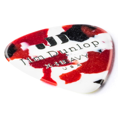 Dunlop Celluloid Guitar Picks, Extra Heavy, Confetti, 72-Pack