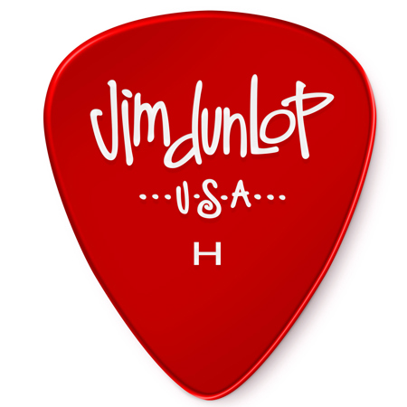 Dunlop Gels Guitar Picks, Heavy, Red, 72-Pack