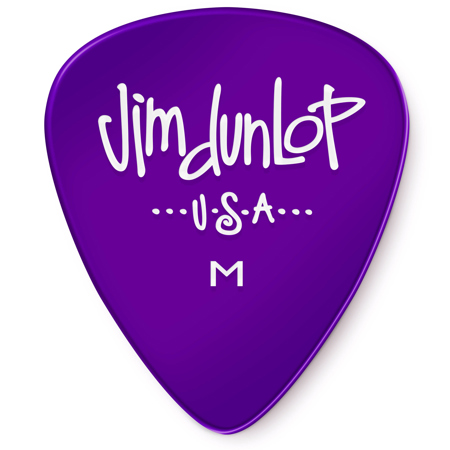 Gels Guitar Picks, Medium, Purple, 72-Pack