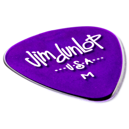 Dunlop Gels Guitar Picks, Medium, Purple, 72-Pack