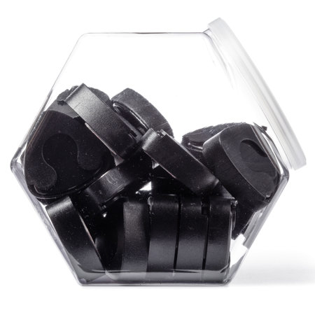 Dunlop Scotty's Black Pickholders, 24-Pack, Jar